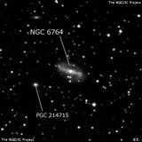 NGC 6764 - спиральная галактика с баром. Описание NGC 6764:, Галактика в созвездии Лебедь