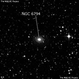 NGC 6794 - галактика. Описание NGC 6794:, Галактика в созвездии Стрелец