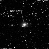 NGC 6799 - галактика. Описание NGC 6799:, Галактика в созвездии Телескоп