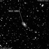 NGC 6801 - спиральная галактика. Описание NGC 6801:, Галактика в созвездии Лебедь