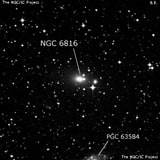NGC 6816 - галактика. Описание NGC 6816:, Галактика в созвездии Стрелец