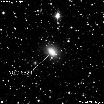 NGC 6824 - галактика. Описание NGC 6824:, Галактика в созвездии Лебедь
