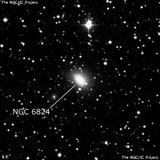 NGC 6824 - галактика. Описание NGC 6824:, Галактика в созвездии Лебедь