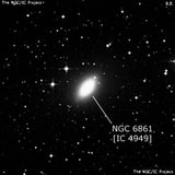 NGC 6861 - галактика. Описание NGC 6861:, Галактика в созвездии Телескоп