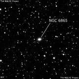 NGC 6865 - линзовидная галактика. Описание NGC 6865:, Галактика в созвездии Орел
