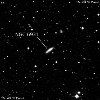 NGC 6931 - спиральная галактика. Описание NGC 6931:, Галактика в созвездии Козерог