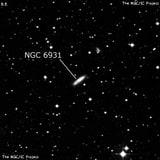 NGC 6931 - спиральная галактика. Описание NGC 6931:, Галактика в созвездии Козерог