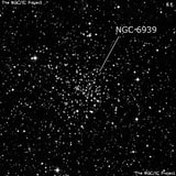 NGC 6939 - рассеянное скопление звёзд. Описание NGC 6939:, Рассеянное скопление в созвездии Цефей