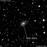 NGC 6941 - спиральная галактика. Описание NGC 6941:, Галактика в созвездии Орел