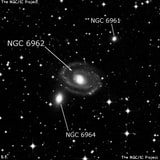 NGC 6962 - спиральная галактика с баром. Описание NGC 6962:, Галактика в созвездии Водолей