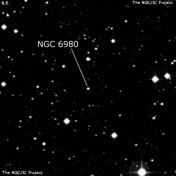 NGC 6980 - одиночная звезда. Описание NGC 6980:, Двойная звезда в созвездии Водолей