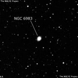 NGC 6983 - галактика. Описание NGC 6983:, Галактика в созвездии Микроскоп