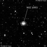 NGC 6993 - спиральная галактика. Описание NGC 6993:, Галактика в созвездии Козерог