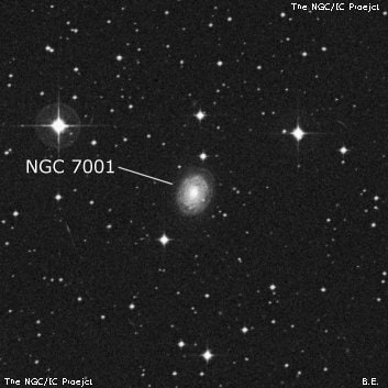 NGC 7001 - галактика. Описание NGC 7001:, Галактика в созвездии Водолей
