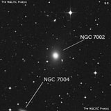 NGC 7002 - эллиптическая галактика. Описание NGC 7002:, Галактика в созвездии Индеец