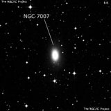 NGC 7007 - галактика. Описание NGC 7007:, Галактика в созвездии Индеец