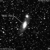 NGC 7013 - линзовидная галактика. Описание NGC 7013:, Галактика в созвездии Лебедь