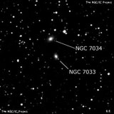 NGC 7033 - галактика. Описание NGC 7033:, Галактика в созвездии Пегас