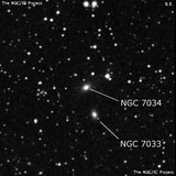 NGC 7034 - эллиптическая галактика. Описание NGC 7034:, Галактика в созвездии Пегас