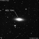 NGC 7041 - галактика. Описание NGC 7041:, Галактика в созвездии Индеец