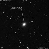 NGC 7057 - галактика. Описание NGC 7057:, Галактика в созвездии Микроскоп