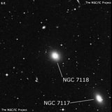 NGC 7118 - галактика. Описание NGC 7118:, Галактика в созвездии Журавль