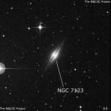 NGC 7123 - спиральная галактика. Описание NGC 7123:, Галактика в созвездии Индеец