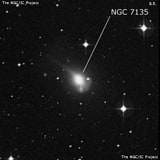 NGC 7135 - галактика. Описание NGC 7135:, Галактика в созвездии Южная Рыба
