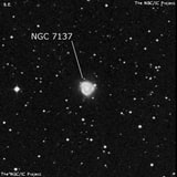 NGC 7137 - спиральная галактика с баром. Описание NGC 7137:, Галактика в созвездии Пегас