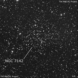 NGC 7142 - рассеянное скопление звёзд. Описание NGC 7142:, Рассеянное скопление в созвездии Цефей