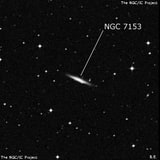 NGC 7153 - спиральная галактика. Описание NGC 7153:, Галактика в созвездии Южная Рыба