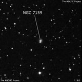 NGC 7159 - эллиптическая галактика. Описание NGC 7159:, Галактика в созвездии Пегас