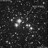 NGC 7160 - рассеянное скопление звёзд. Описание NGC 7160:, Рассеянное скопление в созвездии Цефей