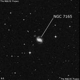 NGC 7165 - галактика. Описание NGC 7165:, Галактика в созвездии Водолей