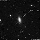 NGC 7166 - галактика. Описание NGC 7166:, Галактика в созвездии Журавль
