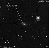 NGC 7169 - спиральная галактика с баром. Описание NGC 7169:, Галактика в созвездии Журавль