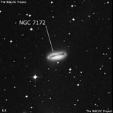 NGC 7172 - спиральная галактика. Описание NGC 7172:, Галактика в созвездии Южная Рыба