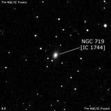 NGC 719 - линзовидная галактика. Описание NGC 719:, Галактика в созвездии Овен