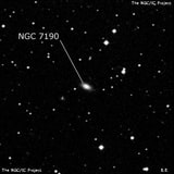 NGC 7190 - линзовидная галактика. Описание NGC 7190:, Галактика в созвездии Пегас