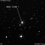 NGC 7198 - галактика. Описание NGC 7198:, Галактика в созвездии Водолей