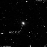 NGC 7200 - эллиптическая галактика. Описание NGC 7200:, Галактика в созвездии Индеец