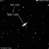 NGC 7201 - спиральная галактика. Описание NGC 7201:, Галактика в созвездии Южная Рыба