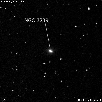 NGC 7239 - галактика. Описание NGC 7239:, Галактика в созвездии Водолей