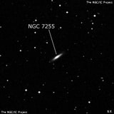 NGC 7255 - линзовидная галактика. Описание NGC 7255:, Галактика в созвездии Водолей