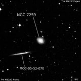 NGC 7259 - спиральная галактика. Описание NGC 7259:, Галактика в созвездии Южная Рыба