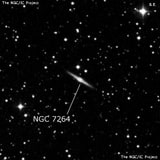 NGC 7264 - спиральная галактика. Описание NGC 7264:, Галактика в созвездии Ящерица