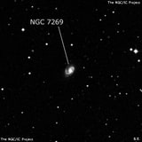 NGC 7269 - спиральная галактика. Описание NGC 7269:, Галактика в созвездии Водолей