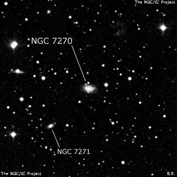 NGC 7270 - спиральная галактика. Описание NGC 7270:, Галактика в созвездии Пегас