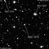 NGC 7271 - линзовидная галактика. Описание NGC 7271:, Галактика в созвездии Пегас