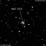 NGC 7272 - спиральная галактика с баром. Описание NGC 7272:, Галактика в созвездии Пегас